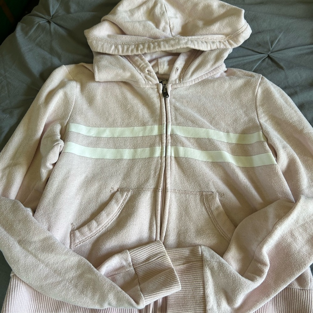Hollister Soft Pink Hooded Jacket